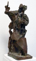 Sylvia Hagen: Heilige Barbara, Bronze, 2004