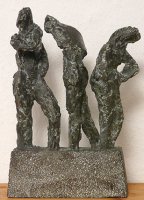 Sylvia Hagen: Wanderer namenlos, Bronze, 2001
