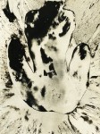 Rückenfigur, Tuschlavage aus der Mappe "Am Strand. Für A.", 2012