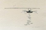Angler, Lithographie, Ende der 50er Jahre